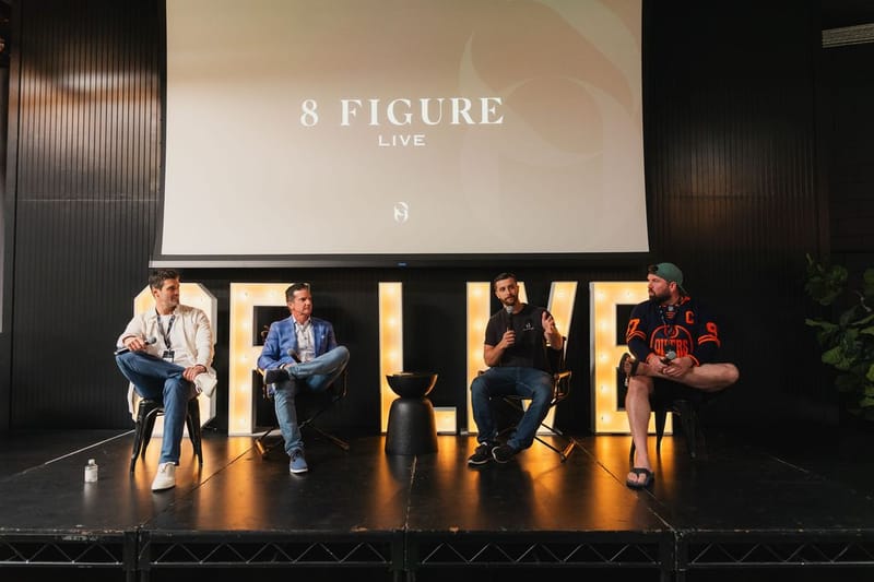 Stage build at 8 Figure Live LA